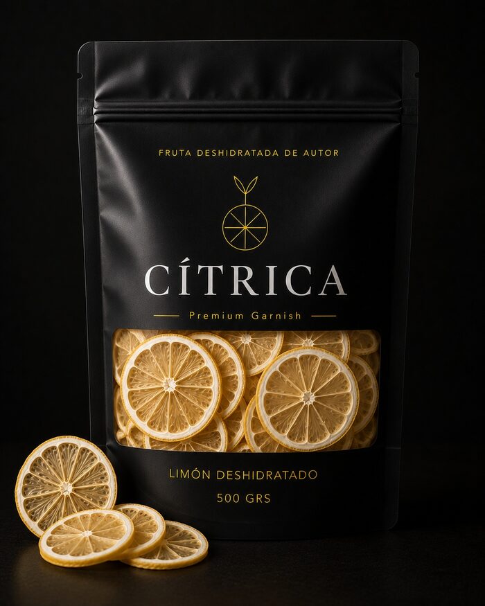 Bolsa de Limón deshidratado Cítrica Premium, presentación de 500 g