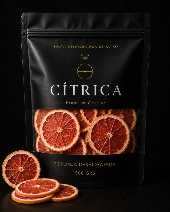 Bolsa de Toronja deshidratada Cítrica Premium, presentación de 500 g
